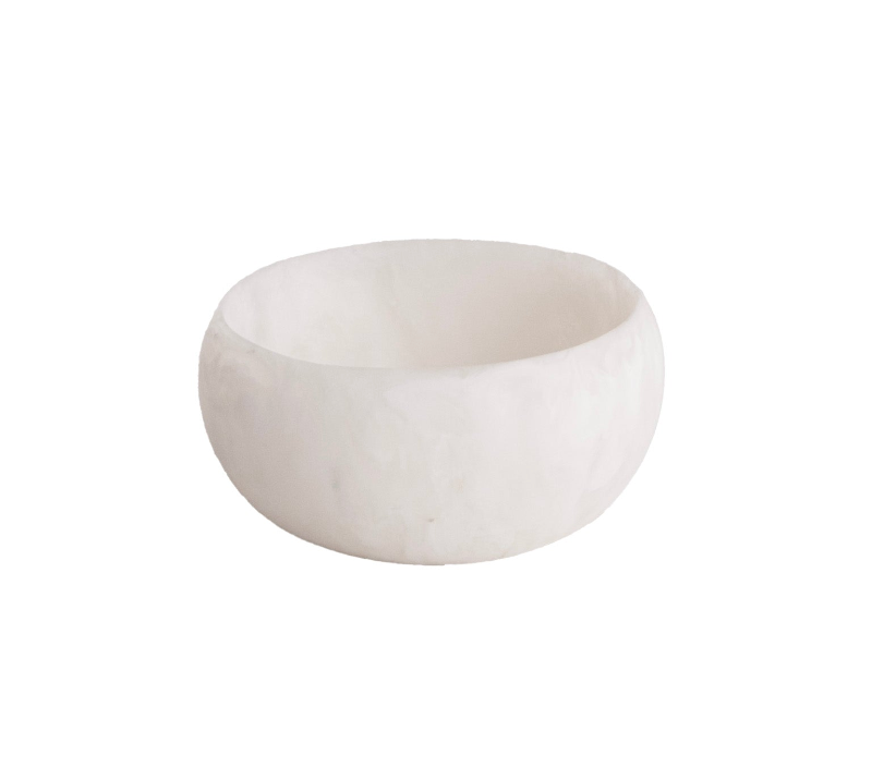 Resin Ivory Sorbet Mini Round Bowl