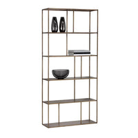 Eiffel Bookcase - Large - Antique Brass | Bone & Brass