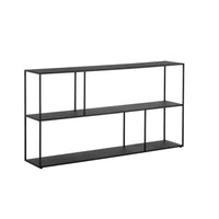 Eiffel Low Bookcase - Large - Black | Bone & Brass