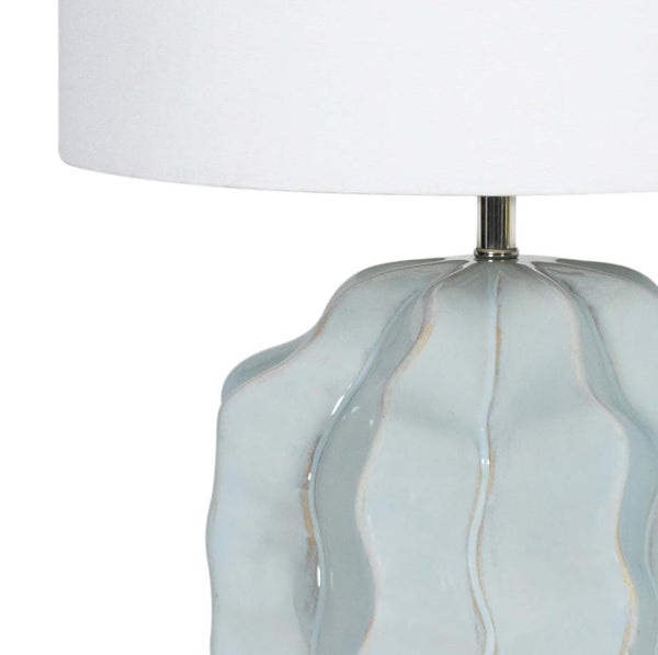 Destin Ceramic Mini Lamp - Spa Blue