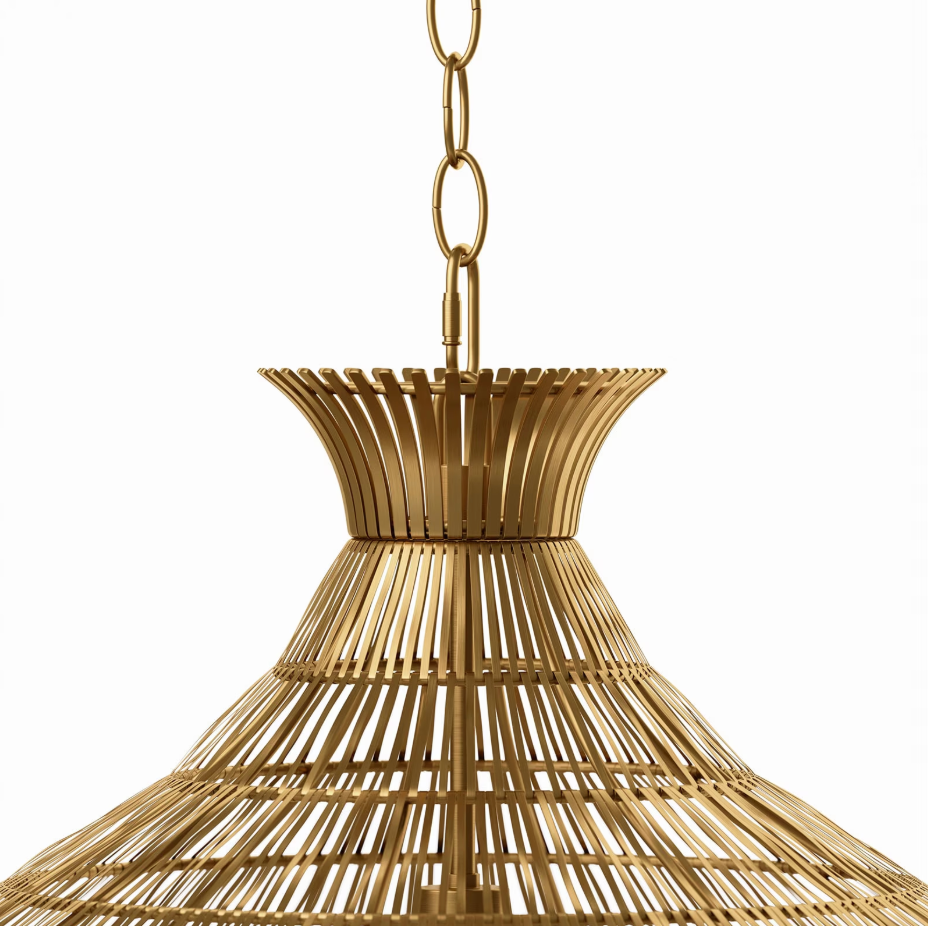 Cupola Metal Pendant - Brass