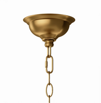 Cupola Metal Pendant - Brass