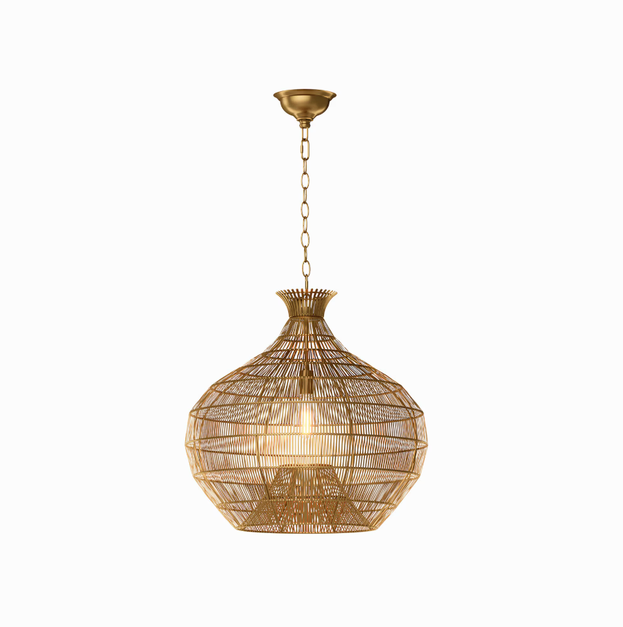 Cupola Metal Pendant - Brass