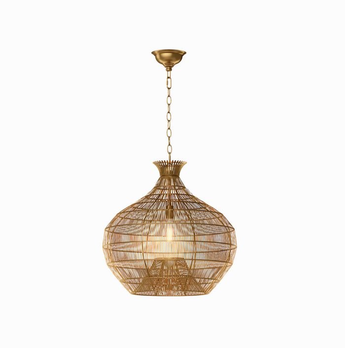 Cupola Metal Pendant - Brass