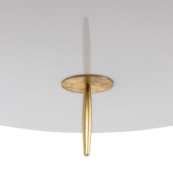 Clove Antique Gold Pendant Large - Black Shade