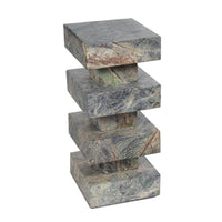 Charli Marble Accent Table - Green | Bone & Brass