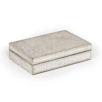 Andres Hair on Hide Playing Card Set - Grey | Bone & Brass