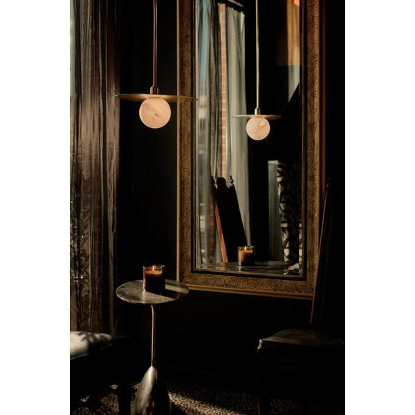 Rizzo Patina Brass Accent Table