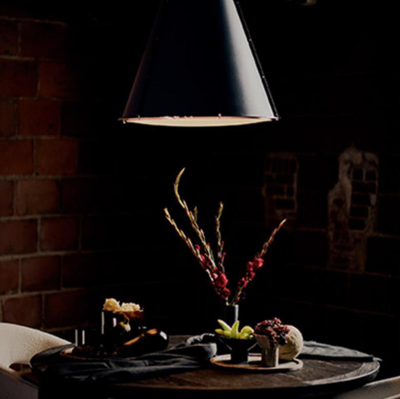 French Maid Navy Blue & Nickel Large Chandelier - Chandelier Detail | Bone & Brass