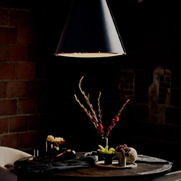 French Maid Navy Blue & Nickel Large Chandelier