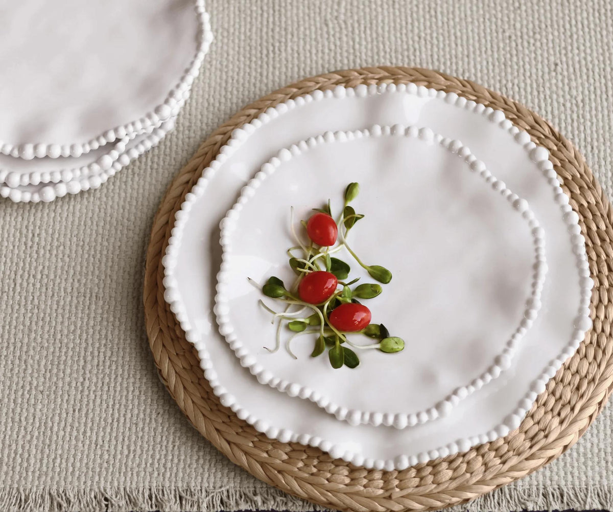 VIDA Alegria White Dinner Plate Set of 4