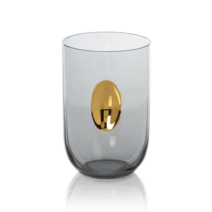 Ambrosi Tumblers Gold Accent, Set 4