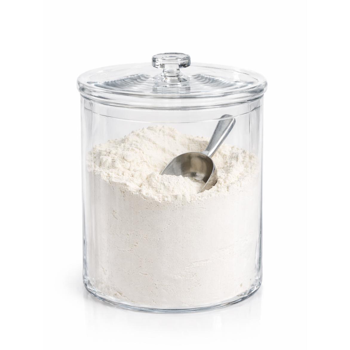 Blendon Optic Glass Large Lidded Jar | Bone & Brass