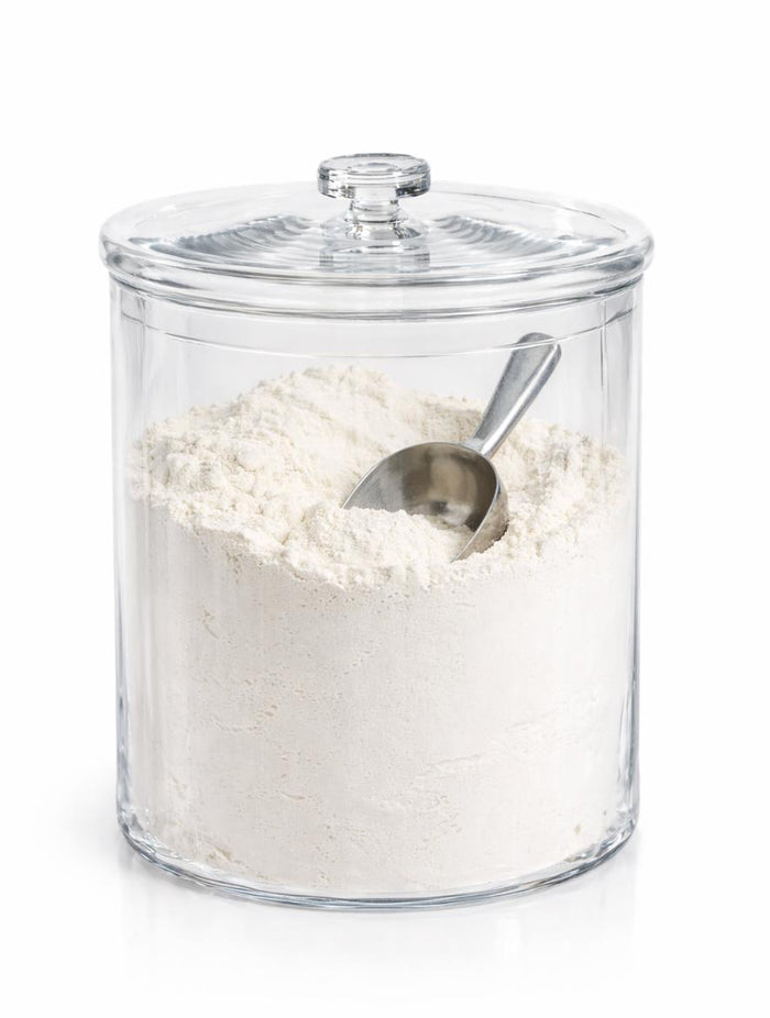 Blendon Optic Glass Large Lidded Jar