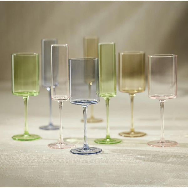 Fruttuoso Champagne Flutes, Set of 6 - Glass Detail | Bone & Brass