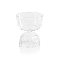 Leighton Glass Pedestal Dessert Bowls, Set of 4 | Bone & Brass