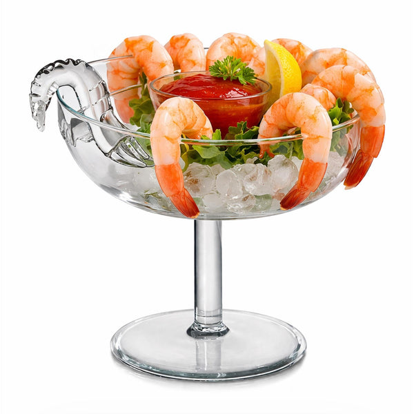 Shrimp Cocktail Tower Bowls, Set of 4 - Bowl Detail | Bone & Brass