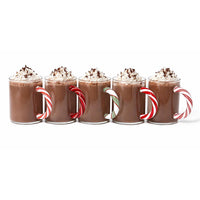 Holiday Glass Mugs, Set of 5 Assorted Styles | Bone & Brass