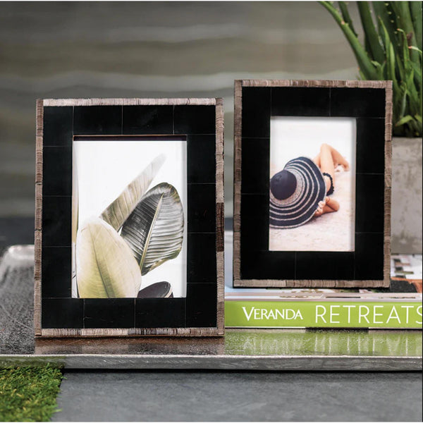 Palm Desert Chiseled Horn 4 x 6 Photo Frame