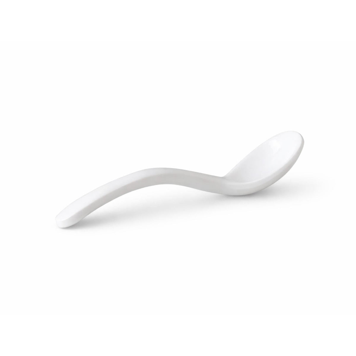 Vida White Havana Mini Serving Spoon | Bone & Brass
