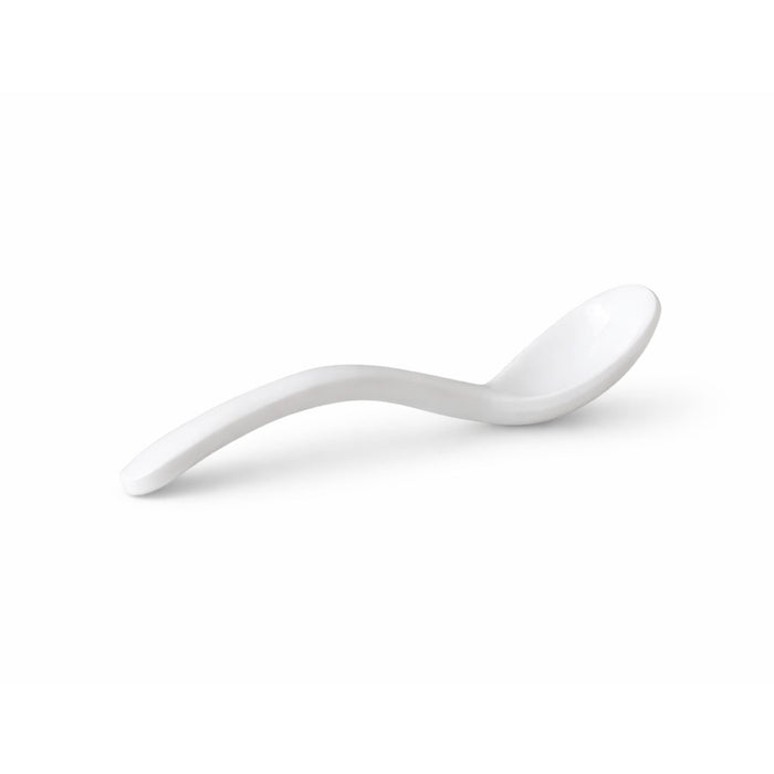 Vida White Havana Mini Serving Spoon | Bone & Brass