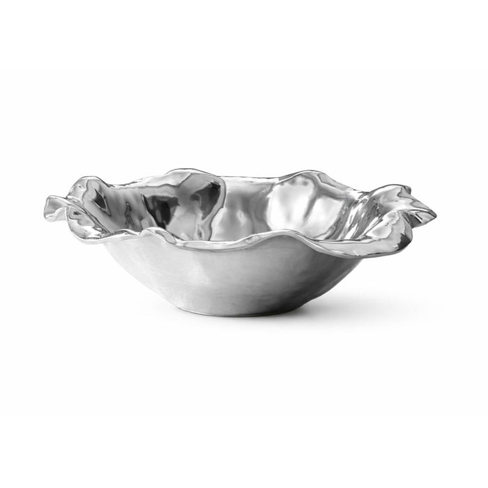 Vento Silver Alba Large Bowl | Bone & Brass