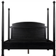 Douglas Four Poster Bed, White Wash or Black - Bed Headboard Detail | Bone & Brass
