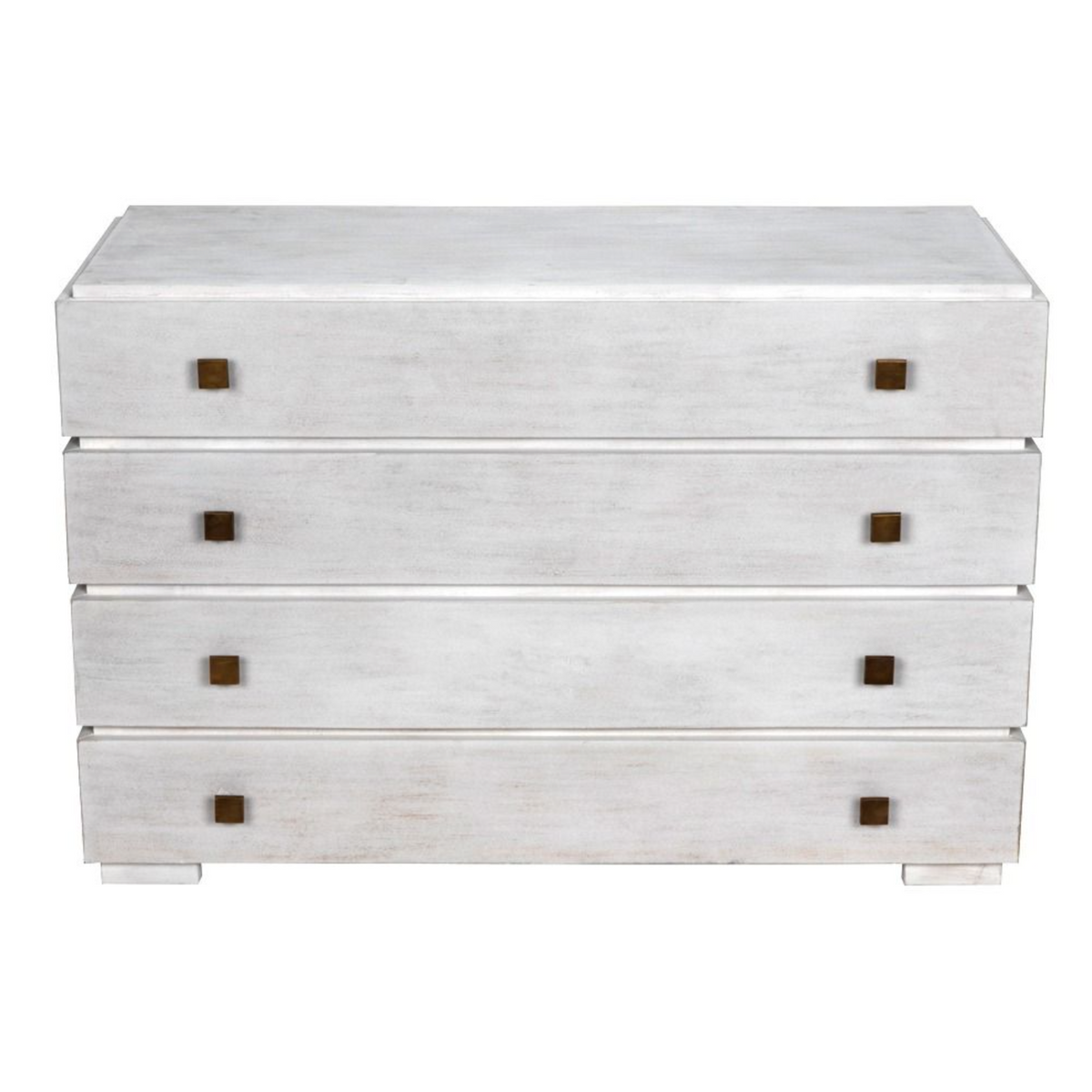 Hofman Dresser, White Washed or Pale Black - Dresser Hardware Detail | Bone & Brass