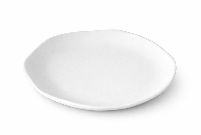 White Nube Salad Plate Set of 4