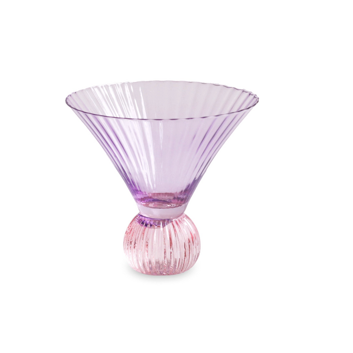Violet & Pink Venice Martini Set of 4