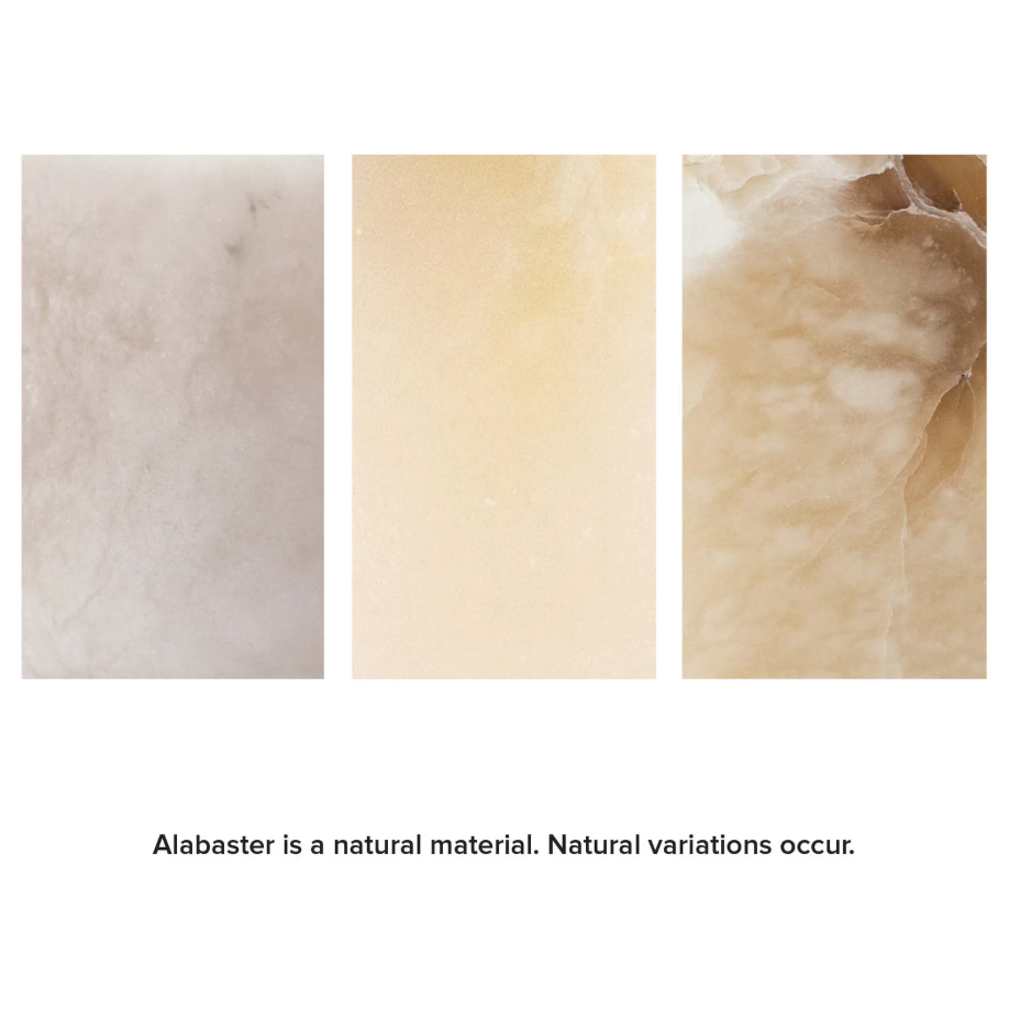 Austen Alabaster Table Lamp - Lamp Shade Detail | Bone & Brass