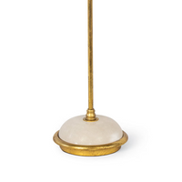 Fisher Stem Buffet Lamp - Lamp Base Detail | Bone & Brass