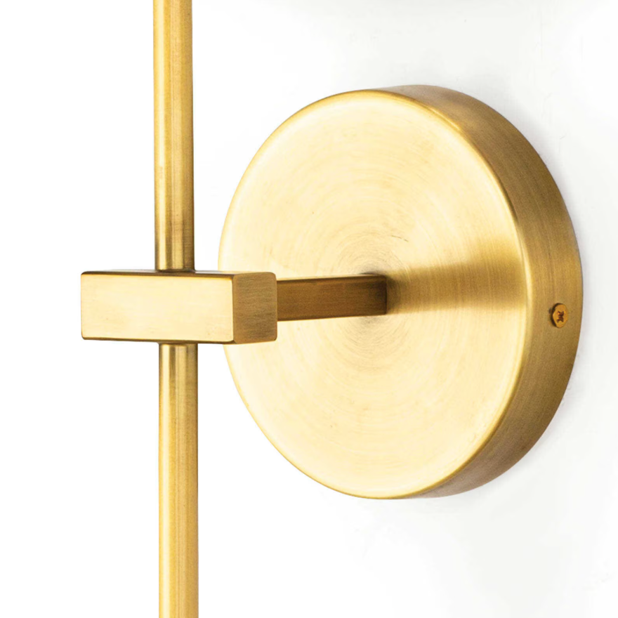 Toni Brass Sconce - Sconce Detail | Bone & Brass
