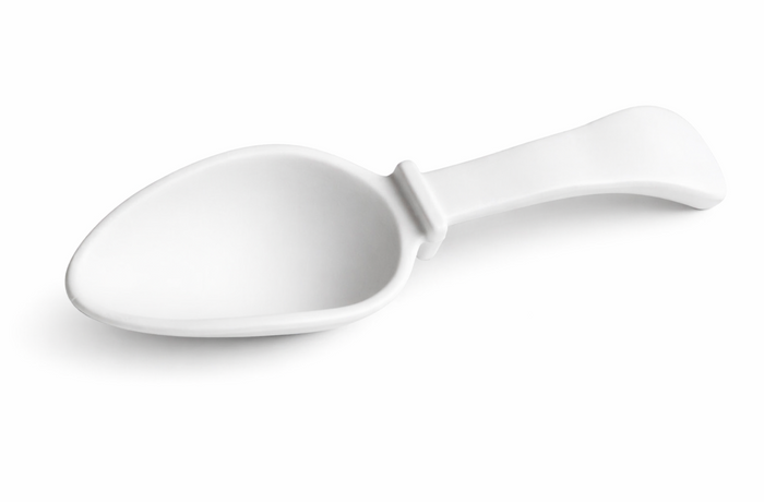 White Nube Ice Scoop | Bone & Brass