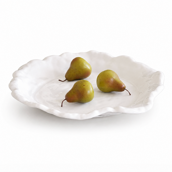 White Havana Extra Large Round Platter