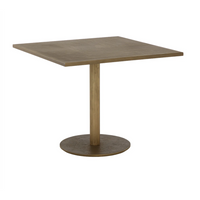 Corina Antique Brass Bistro Table - 36" | Bone & Brass