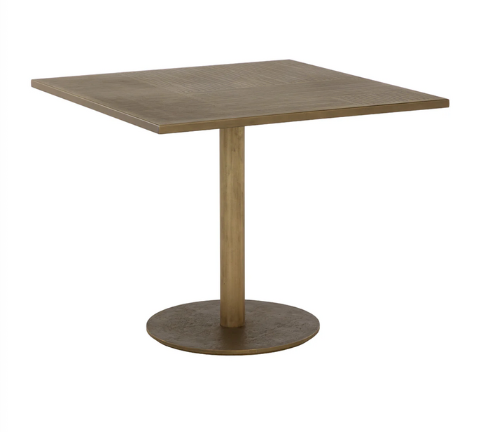 Corina Antique Brass Bistro Table - 36"