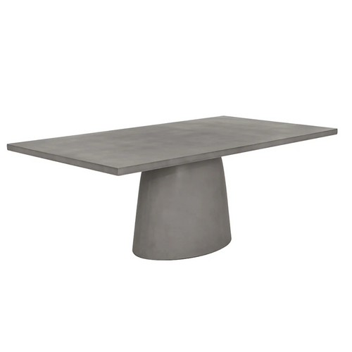 Cavallini Gray Concrete Outdoor Dining Table | Bone & Brass
