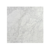 Enco Marble & Gold Square Bistro Table 24" - Table Top View | Bone & Brass