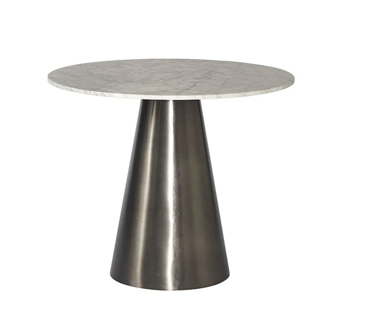 Damon Marble & Pewter Bistro Table | Bone & Brass