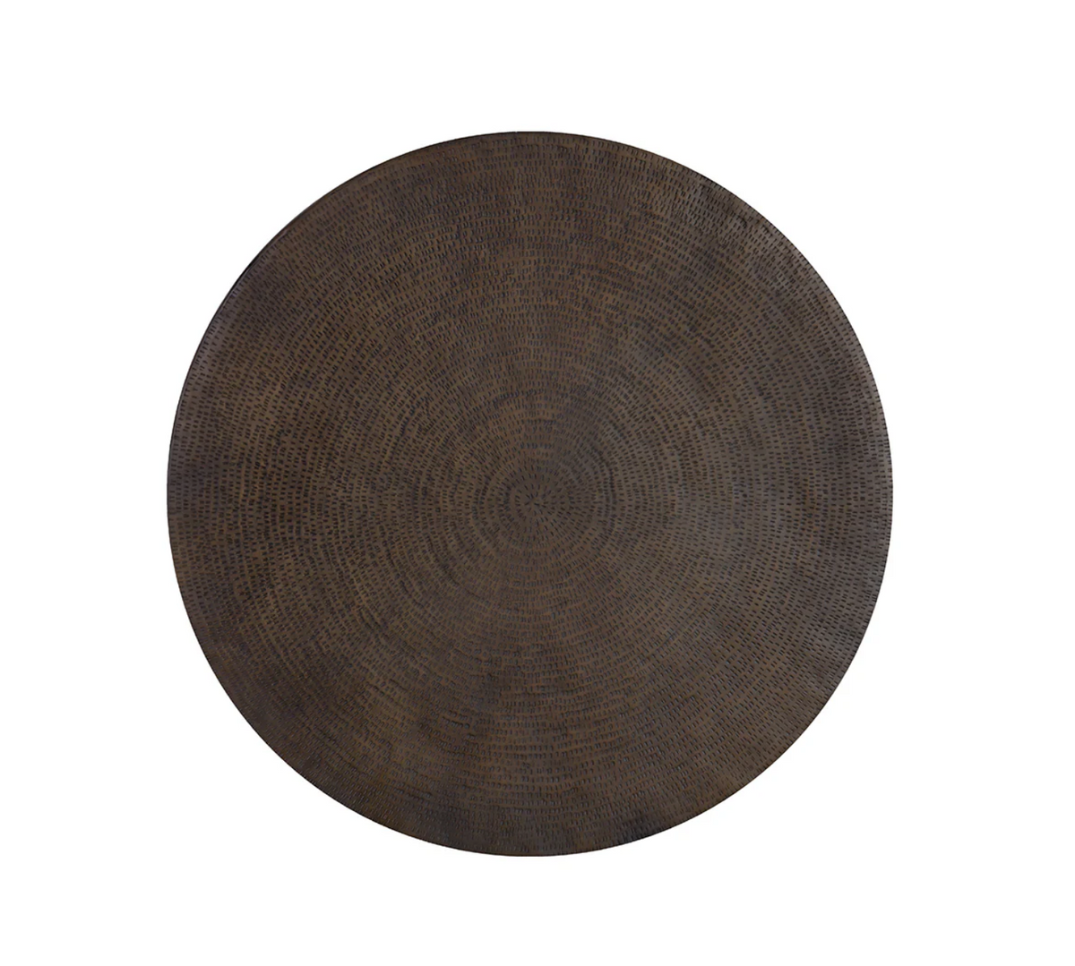 Cale Bronze Aluminum Indoor & Outdoor Coffee Table - Table Detail | Bone & Brass
