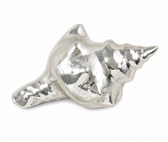 Silver Ocean Shell Napkin Weight | Bone & Brass