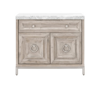Azure Natural Gray & White Carrera Media Chest