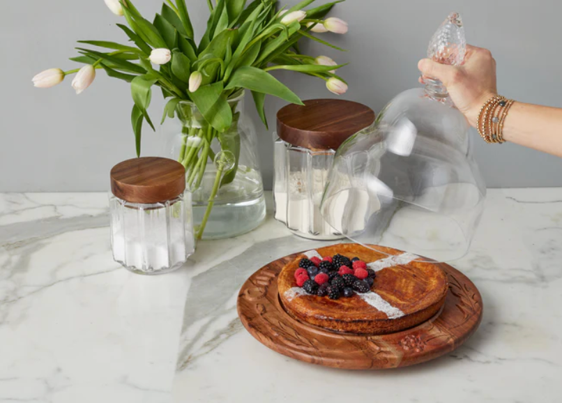 Glass Teardrop Cloche