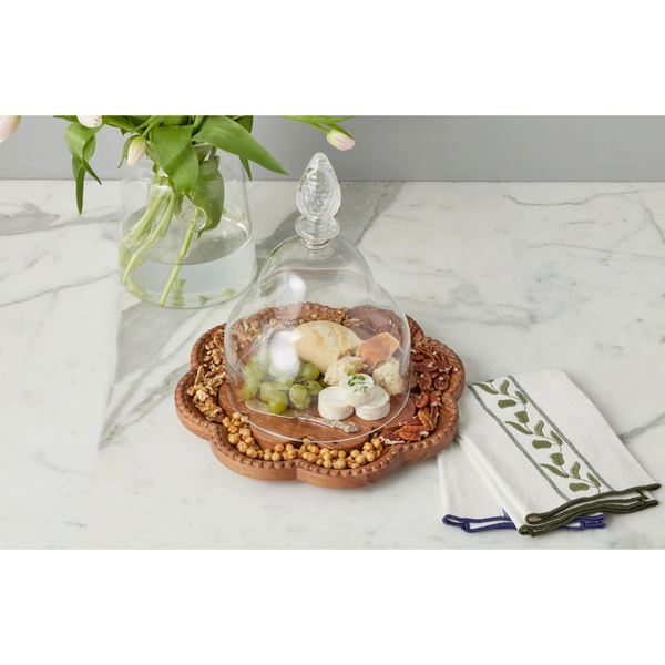 Vintage English Bread Board, Medium Scalloped