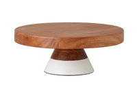Mod White Cake & Charcuterie Stand, Medium