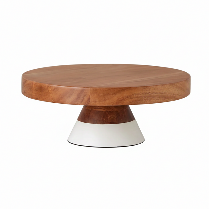 Mod White Cake & Charcuterie Stand, Medium