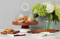Mod White Cake & Charcuterie Stand, Medium