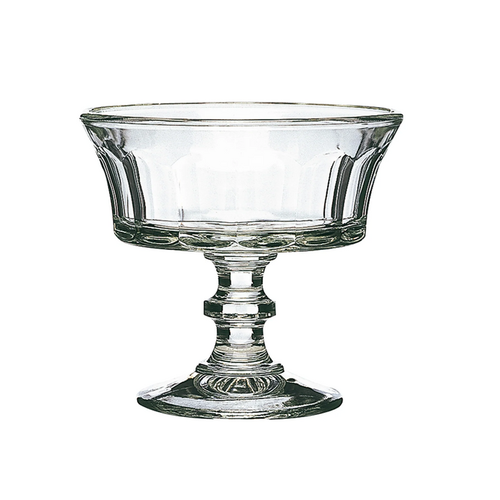 Perigord Clear Glass Pedestal Ice Cream Cup Set of 6
