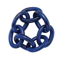 Chain Link Resin Napkin Rings, Set 4